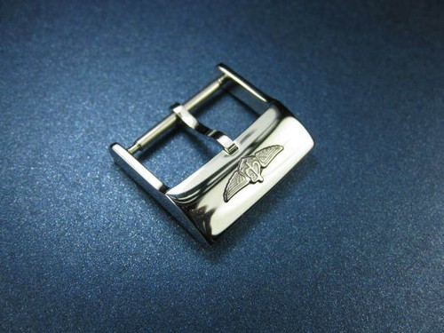 New 20mm Authentic BREITLING Polish Thumbnail Buckle Tang Buckle 20 mm Tongue T - 第 1/1 張圖片