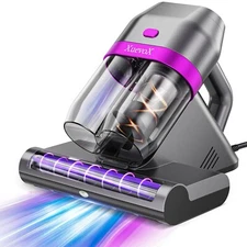 XuevoX Bed Mite Removal Vacuum Cleaner,UV Light,14K Pa, 36000 Rpm Min Tapping