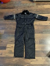 Vintage Sears Work Leisure Nylon Insulated Coveralls Jumpsuit Snowmobile Sz XL