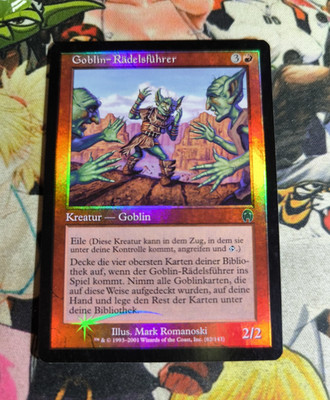MTG Goblin Ringleader   Nm Foil Apocalypse 2001 Magic The Gathering OG Red