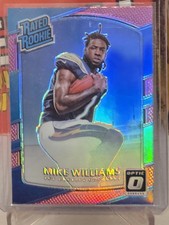 Mike Williams RC 2017 Donruss Optic PINK HOLO PRIZM ROOKIE Card Chargers Clemson. rookie card picture