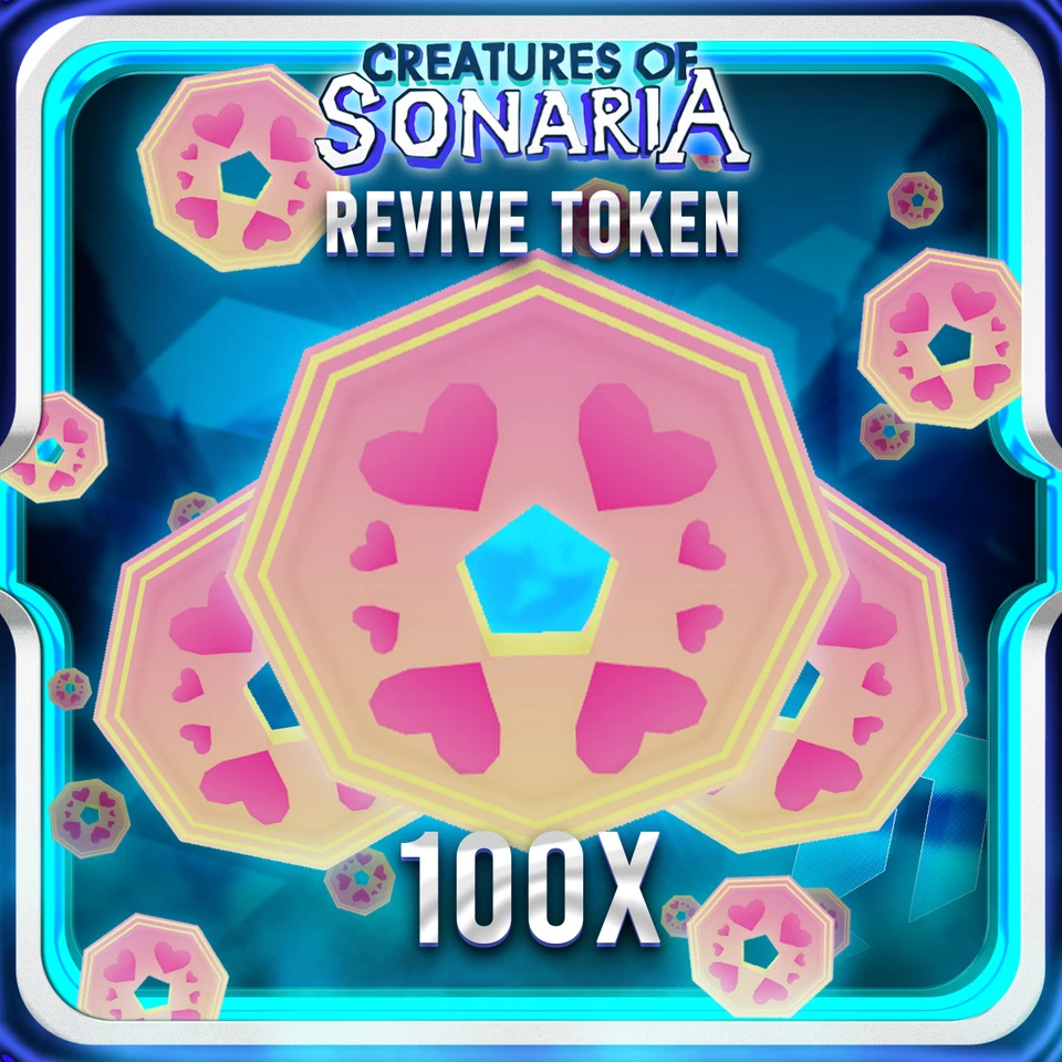 ROBLOX x100 Revive Tokens | Creature Of Sonaria | COS | Fast Delivery