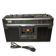 Toshiba BomBeat 9 RT-230S Stereo Radio Portable Boombox TAPE NOT OPERATIONAL