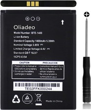 Replacement BTE-1400 Battery, High Capacity Battery for Verizon Orbic...