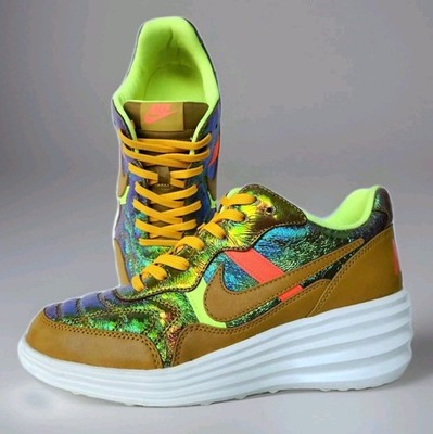 SAMPLE Nike LunarTiempo Sky Hi Premium QS Trophy 667616-700 Women Sz US 10 PROMO