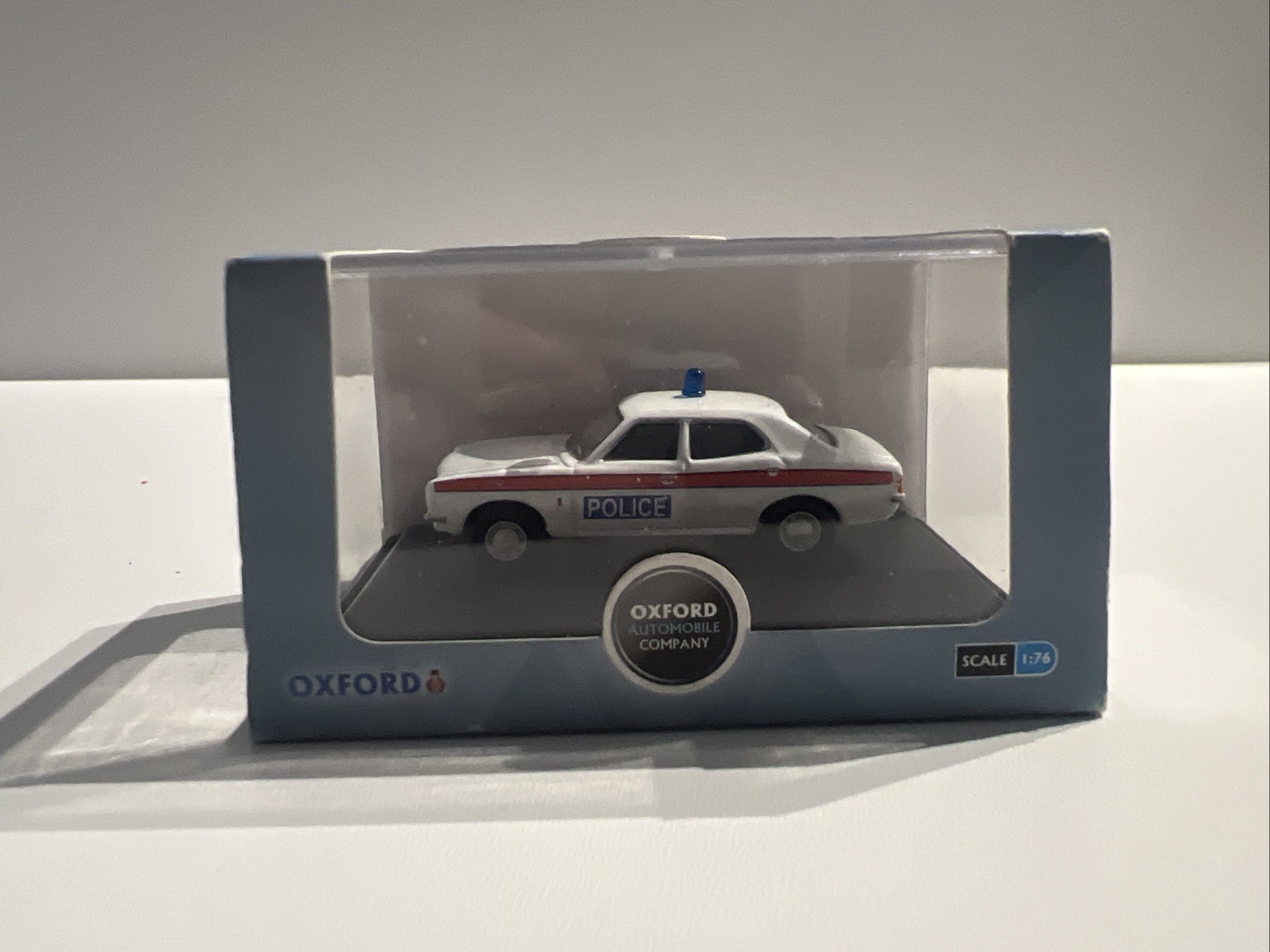 Oxford Diecast 76COR3004 Police Car Ford Cortina MkIII 1:76 Scale OO Gauge
