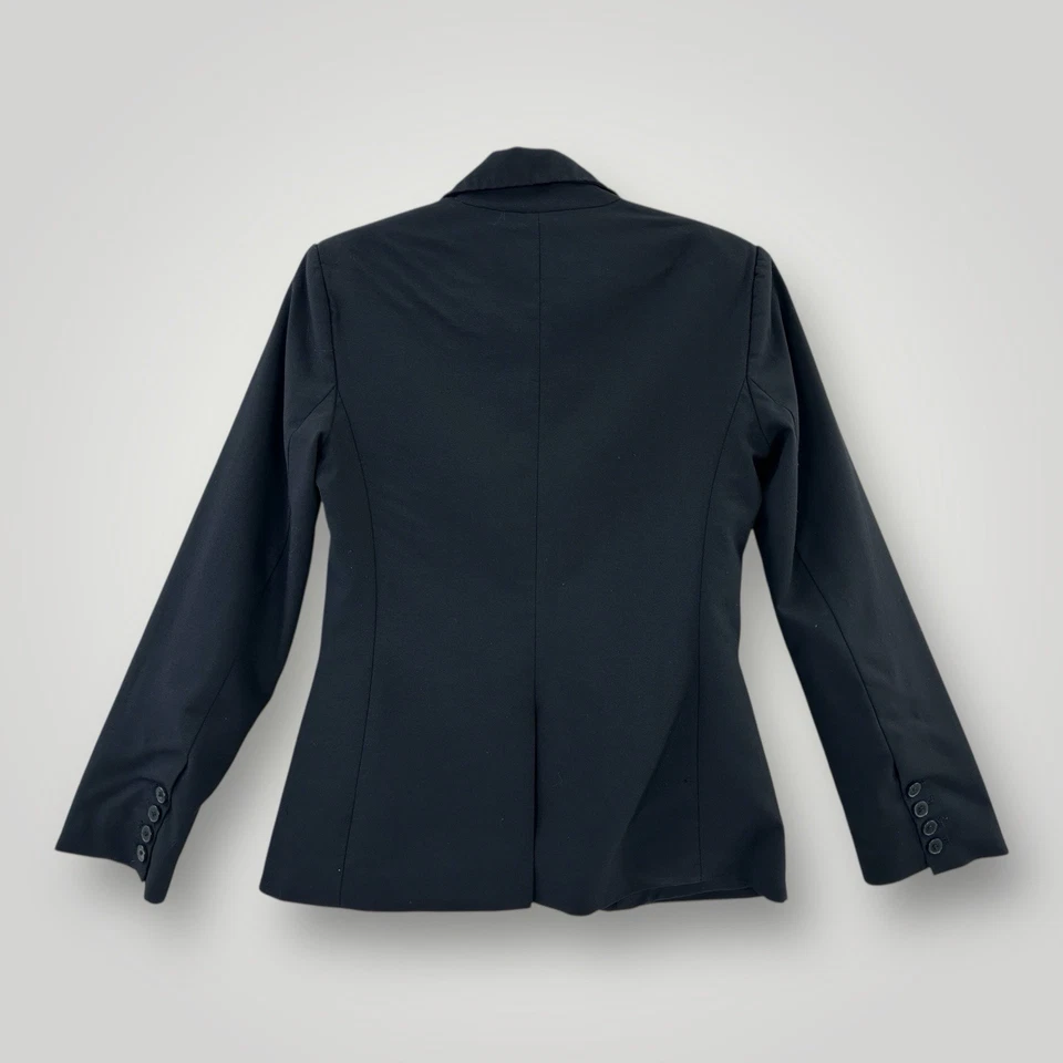 Chaqueta Blazer BITTEN Sarah Jessica Parker Negra Bolsillos Mujer Talla M Mezcla Lana Foto 3 de 4