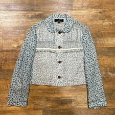 Tricot Comme Des Garcons Small Floral Ruffle Jacket Women Japan Size JPN-M