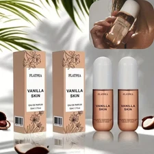 2pc Vanilla Coconut Body Spray Alcohol Free Perfume Long Lasting Fragrance