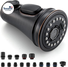 Kitchen Faucet Replacement Spray Head - with 15 Adapters, Pull down Faucet Spray