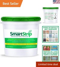 Smart Strip Advanced Non-Caustic Paint Remover - Indoor & Outdoor Use, 1 Gallon