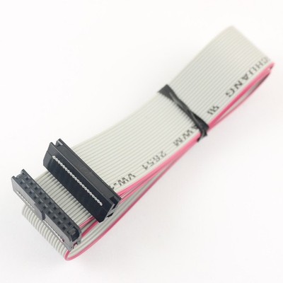1Pcs 2mm 2.0mm Pitch 20 Pin 20 Wire Extension IDC   Ribbon Cable Length 40CM #yi