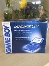 Nintendo Game Boy Advance  Sp Blue Cobalt CIB New