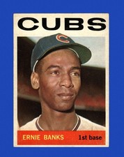 1964 Topps Set-Break # 55 Ernie Banks VG-VGEX (crease) *GMCARDS*