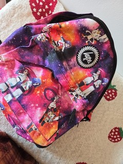 Pokemon Team Rocket Hype Backpack with Front Pocket Galaxy Print