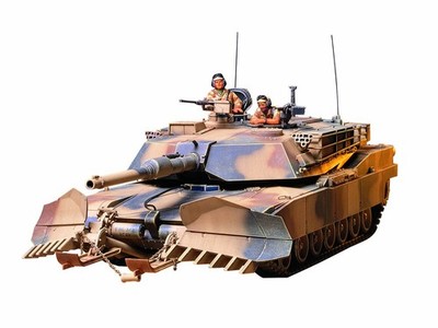 Tamiya US M1A1 ABRAMS MINENSUCHER