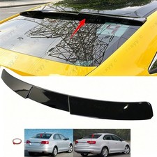 Rear Window Roof Spoiler Wing Sporty Gloss Black For Vw Jetta Mk6 2011-18 Sedan