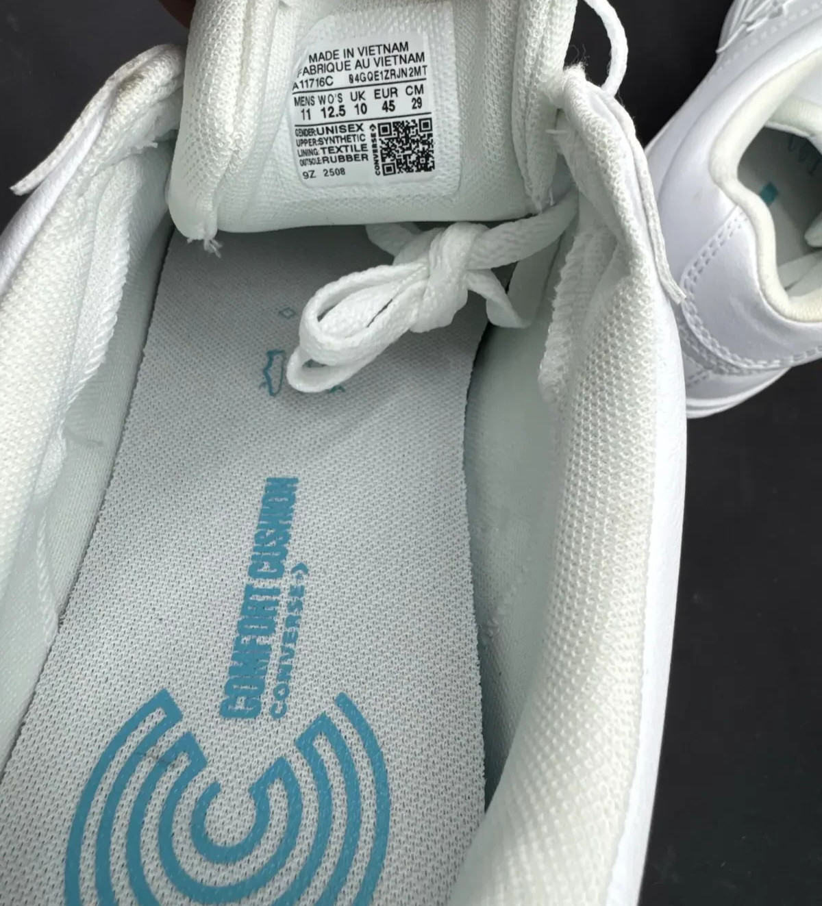 Converse CONS El Distrito 2.0 Mens Trainers UK 10 EU 45 White Skate Shoes image 7