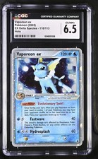 2005 Pokemon EX Delta Species Vaporeon ex Holo CGC 6.5 #110/113 on eBay