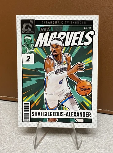 Shai Gilgeous-Alexander 2024-25 Donruss Net Marvels #12 Oklahoma City Thunder