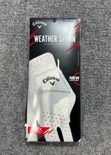 Callaway Weather Spann Glove Mens White 2 Pack Large Cad Left