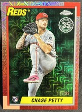 2025 TOPPS UPDATE 1990 SILVER PACK CHROME CHASE PETTY GREEN /99 CARD #U90C-89 RC