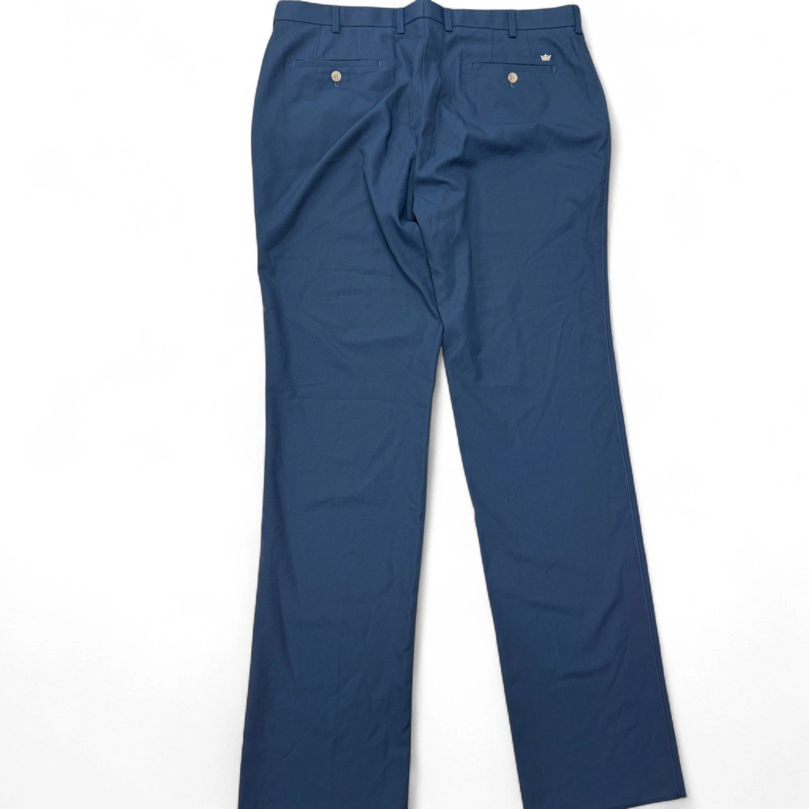 Peter Millar E4 Performance Wicking Pants Blue 38 Unhemmed NWT Golf Light Casual