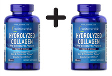 2 x Puritans Pride Hydrolyzed Collagen - 180 caplets (108,31 EUR/kg)