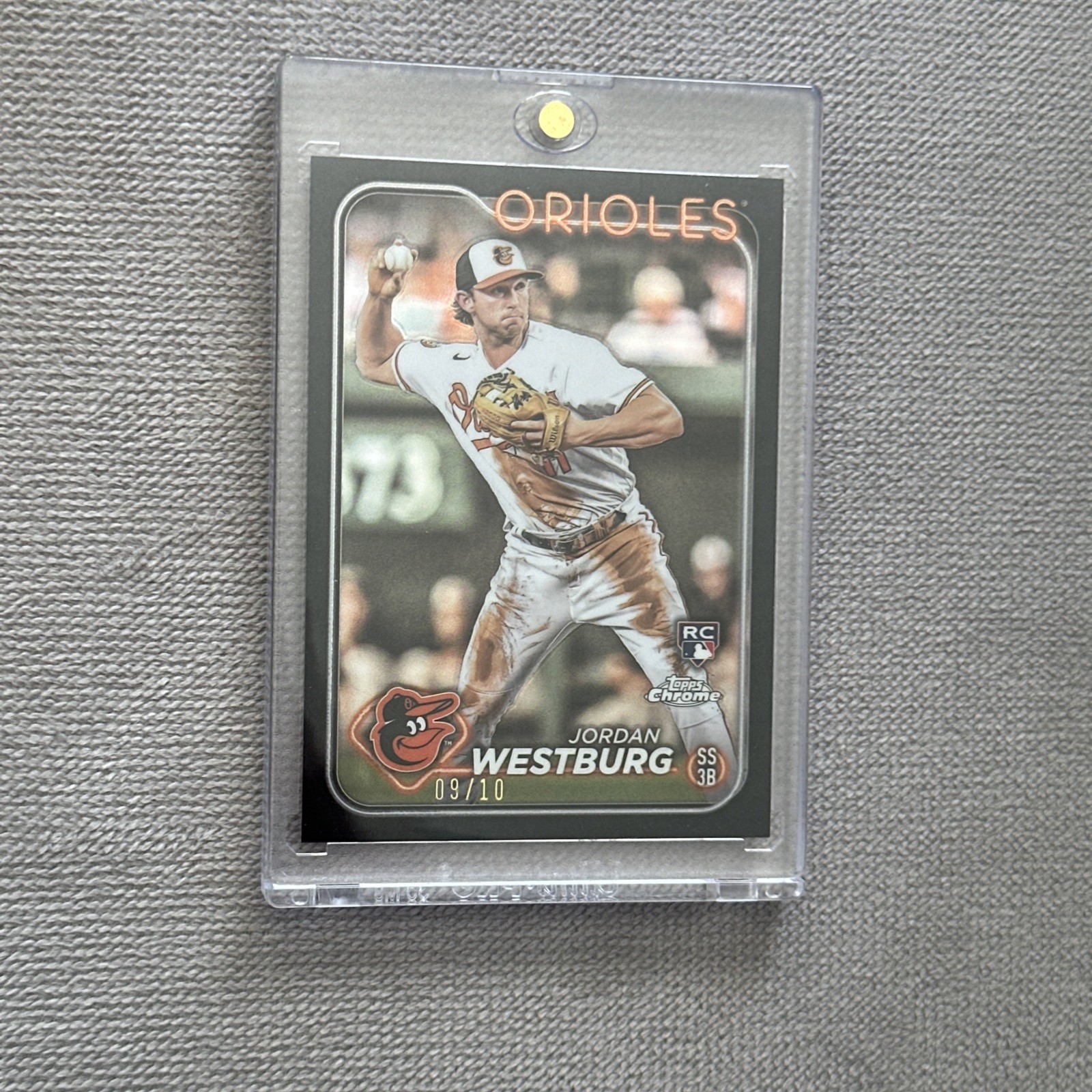 2024 Topps Chrome #277 Jordan Westburg Rookie Black Refractor /10 