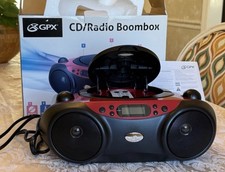 BOOMBOX GPX BCA209B Portable AM/FM Boombox radio with CD