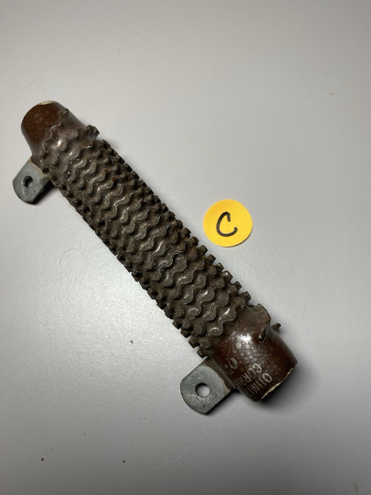 Vintage 0.15 Ohms Ohmite CORRIB Wirewound Power Resistor Series 280 5" Long