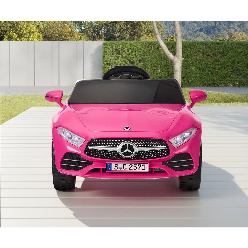 Kids Ride On Car 12V Mercedes-Benz Licensed Remote Control Toy Pink - image 3 of 4