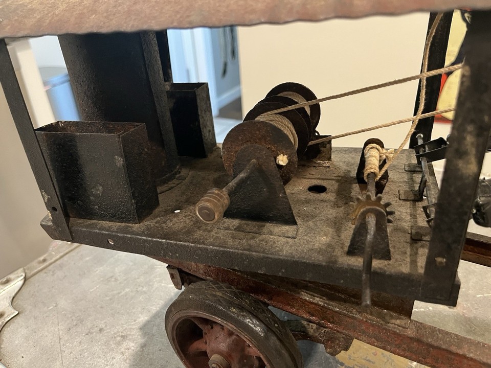 1920’s Kelmet Clamshell Bucket Truck Original Pressed Steel Toy Buddy L ...