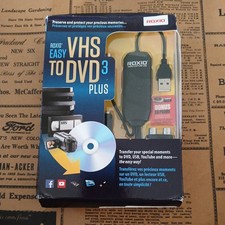 Roxio Easy VHS to DVD 3 Plus Video Capture USB Digitizing Kit Windows 10