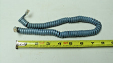 Dutch Blue 9Ft Phone Handset Cord RJ9 Curly Coil Bulk Pack