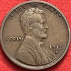 1916-S Lincoln Wheat Cent VF Details Natural Toning JC1224