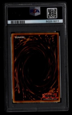 YuGiOh PSA 9 MINT Black Rose Dragon CSOC-EN039 Ghost Rare 1st
