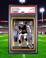 2024 Score Gold Dots #145 Maxx Crosby 177/240 PSA 10 Graded Card