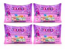 4 Bags of Brach's Classic Conversation Hearts Candy 10oz Bags Exp. 8/ 2027