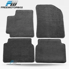 Floor Mats Fits 09-13 Toyota Corolla Car Carpet Front & Rear Gray Nylon
