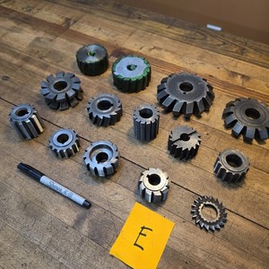 Vintage Hob & Involute Gear Cutting Tools Machinist Thread Gear Milling  LOT ☆US