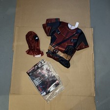 Deadpool Adult Costume Jumpsuit  Mask Men's XL Jazwares Halloween