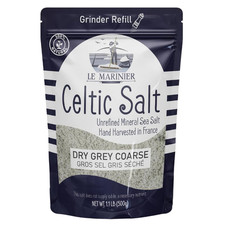 French Sea Salt Dry Grey Coarse, 1.1Lb   18Oz 500G . Mineral Rich 100 Natural