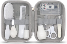 Baby Grooming Kit, 15 in 1 Portable Baby Safety Care Set with 01 Hair Brush Comb