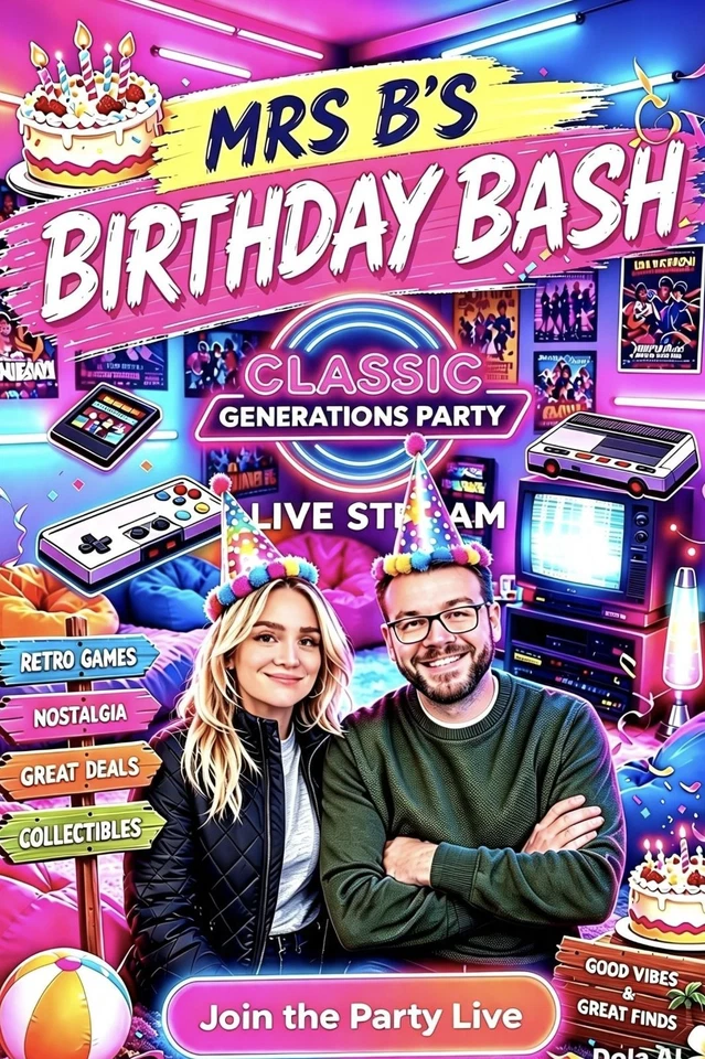 MRS B'S BIRTHDAY BASH Gaming & Console Playstation Nintendo £1 Starts