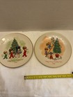 GORHAM FINE CHINA MOPPETS LIMITED EDITION CHRISTMAS 2 PLATES 1973-1974 VERY RARE — photo 2