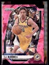 2024-25 Panini Prizm Basketball Pink Cracked Ice TJ McConnell Pacers 191