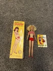 Vtg Barbie Skooter Doll Pale Blonde Original Box 1040 Freckles Original Outfit