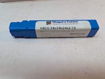 Niagara Cutter EDP#N71120 HSCO 3/8x3/8x3/4x2-1/2 REM710-0 3-Z4 TIN 375-D2-C025