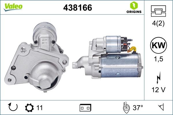 VALEO STARTER ORIGINS OPEL GROUP 438166 - Image 3